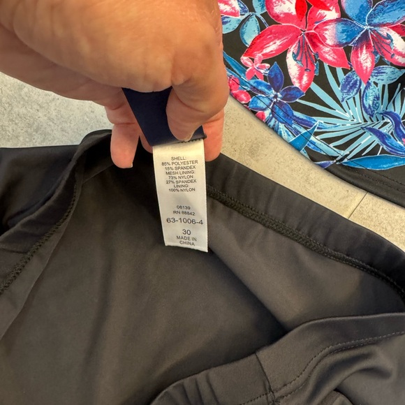 Nwt Swimsuits For All 2pc Smocked Swimdress Set Plus Size Woman Within Size 30 - Picture 8 of 11